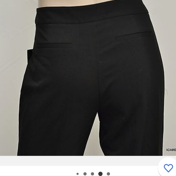 Tahari TERRY Stretch Poly Blend Straight Leg Pants Trousers - Picture 13 of 13